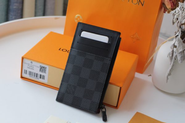 Louis Vuitton Utility Coin Bag - Black - Image 4