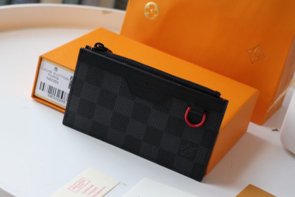 Louis Vuitton Utility Coin Bag - Black - Image 5