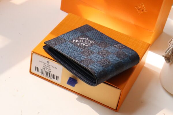 Louis Vuitton MULTIPLE Wallet – Black/Blue - Image 4