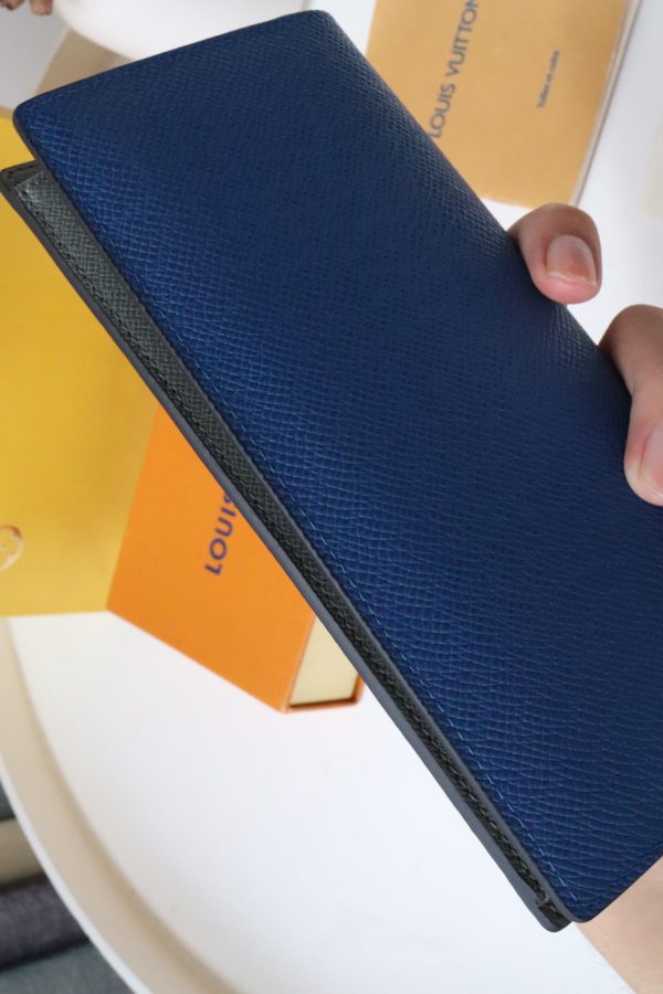 Louis Vuitton Brazza Wallet - Blue - Image 3