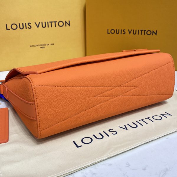 Louis Vuitton AEROGRAM Messenger Bag – Orange - Image 3