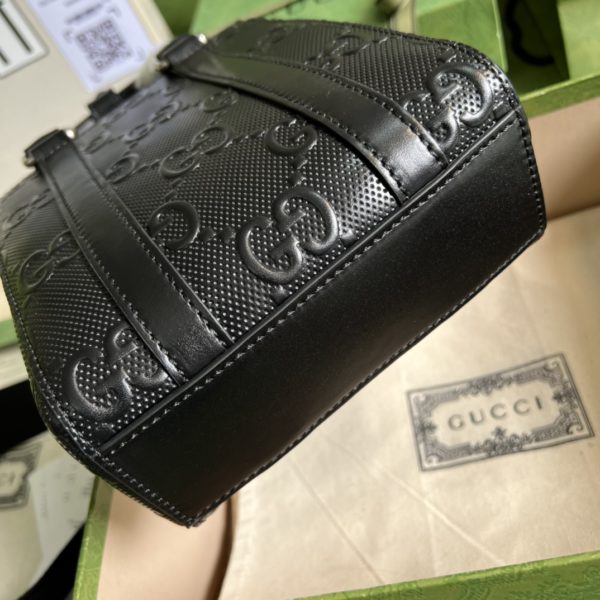 Gucci GG Black Pattern Bag - Image 4