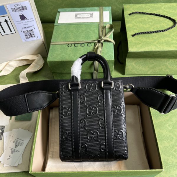 Gucci GG Black Pattern Bag - Image 3