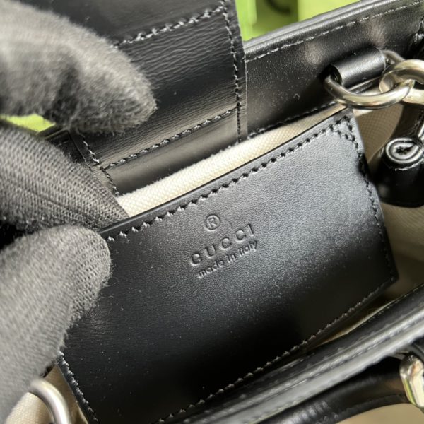 Gucci GG Black Pattern Bag - Image 2