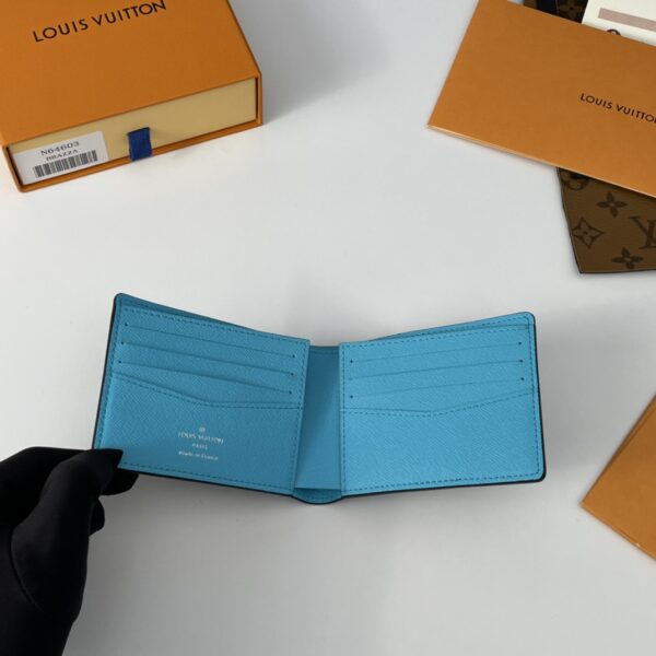 Louis Vuitton Damier Stamps Coated Canvas PF Slender Wallet - Image 2