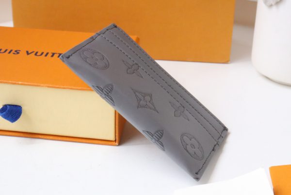 Louis Vuitton Porte Cartes Double Card Holder - Gray - Image 3