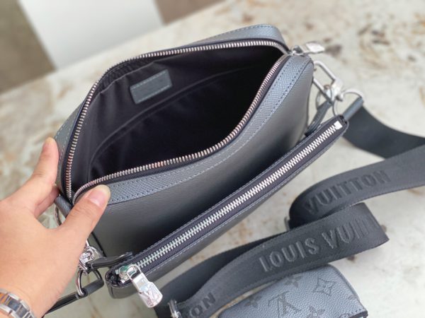 Louis Vuitton Trio Messenger Flower Bag - Silver - Image 2