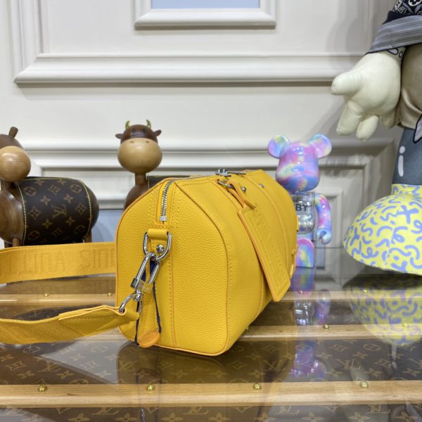 Louis Vuitton Men's Keepal City Handbag - Yellow - Image 5