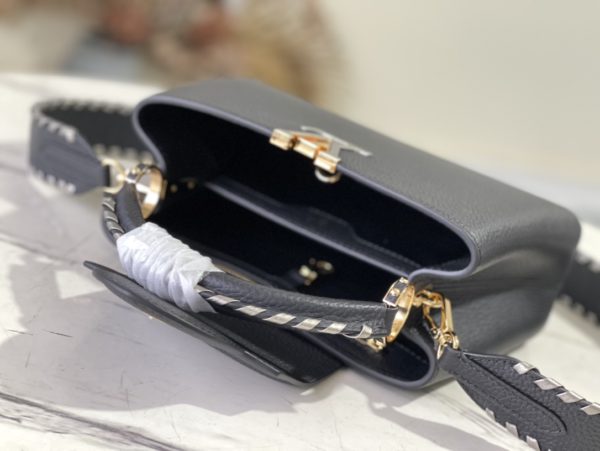 Louis Vuitton Capucines Small Handbag - Black - Image 2