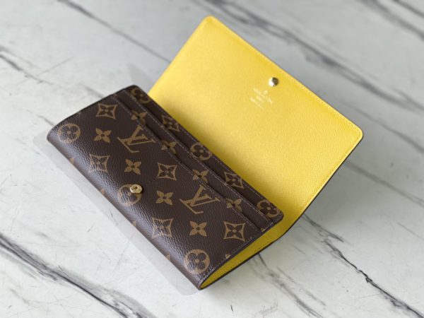 Louis Vuitton Damier Ebene Canvas Sarah Wallet - Image 2