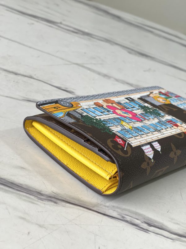 Louis Vuitton Damier Ebene Canvas Sarah Wallet - Image 3