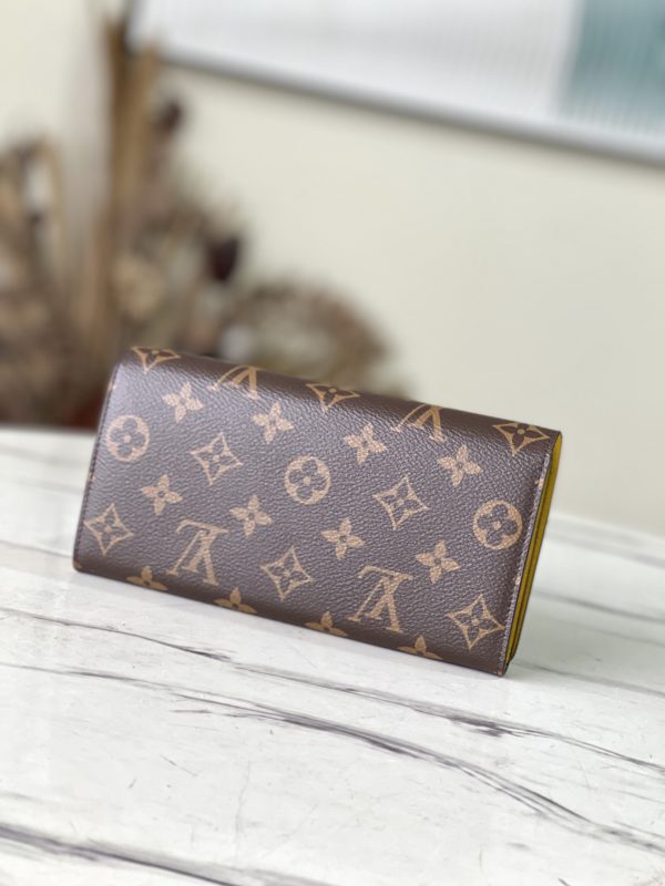 Louis Vuitton Damier Ebene Canvas Sarah Wallet - Image 6