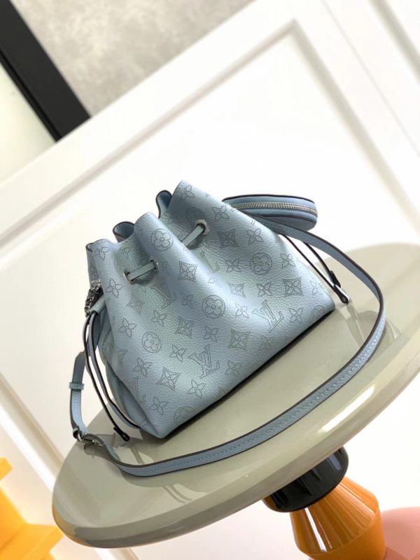 Louis Vuitton Bella Bucket Bag - Light Blue - Image 5
