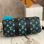 Louis Vuitton Keepall 25 Handbag for Men - Blue/Green - Image 3