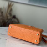 Louis Vuitton Small Capucines Ostrich Leather Handbag - Orange - Image 4