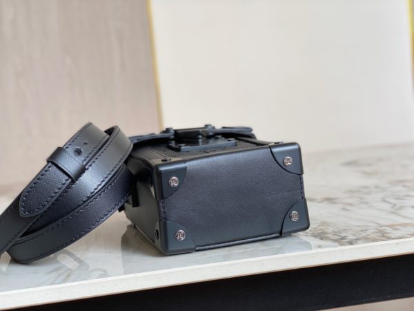 Louis Vuitton VERTICAL TRUNK Men's Mini Handbag - Black - Image 3