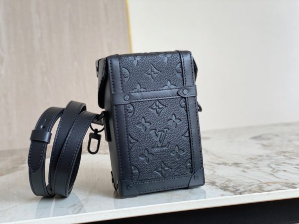 Louis Vuitton VERTICAL TRUNK Men's Mini Handbag - Black - Image 4