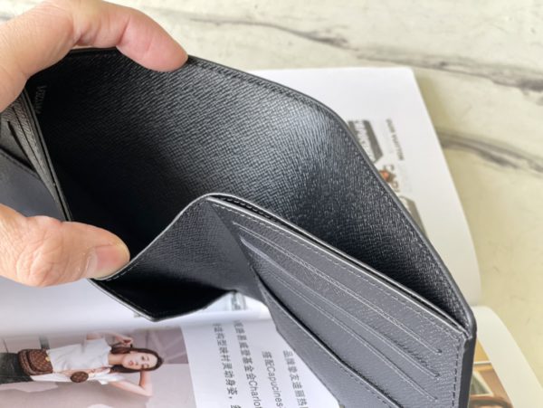 Louis Vuitton Saffiano Grey Slender Wallet - Image 6