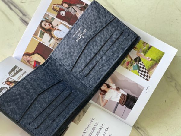 Louis Vuitton Saffiano Brown Slender Wallet - Image 6