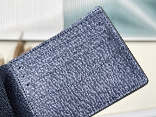Louis Vuitton Saffiano Brown Slender Wallet - Image 7