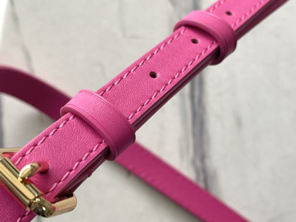 Louis Vuitton Full Suitcase Leather Bag - Rose Red - Image 6