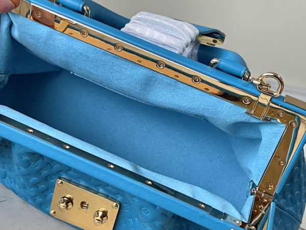 Louis Vuitton Monogram Clutch Bag - Blue - Image 2