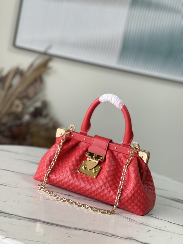Louis Vuitton Monogram Clutch Bag - Red