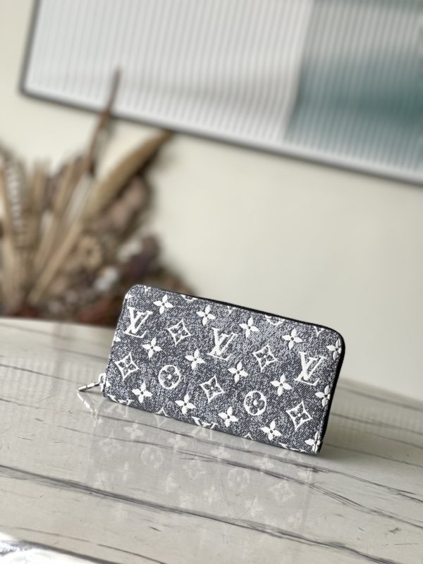 Louis Vuitton Monogram Jacquard Denim Zippy Wallet