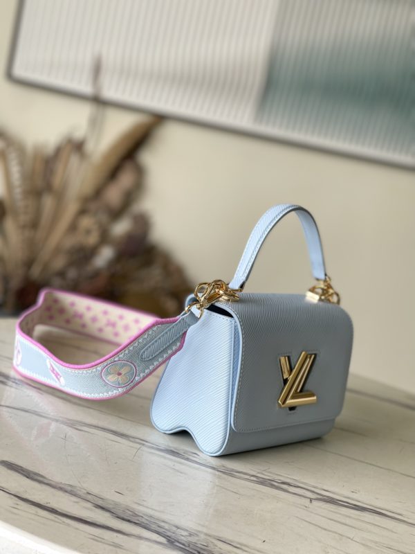 Louis Vuitton Twist Small Handbag - Sky Blue - Image 3