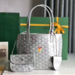 Goyard Anjou Mini Tote Handbag - Gray