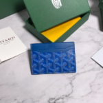 Goyard Card Holder Card Bag - Electric Blue