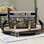 Dior Christian Paris Messenger Bag - Octagonal Star Blue