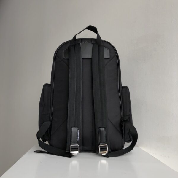 Burberry Vintage Check Pattern Nevis Backpack - Black - Image 4