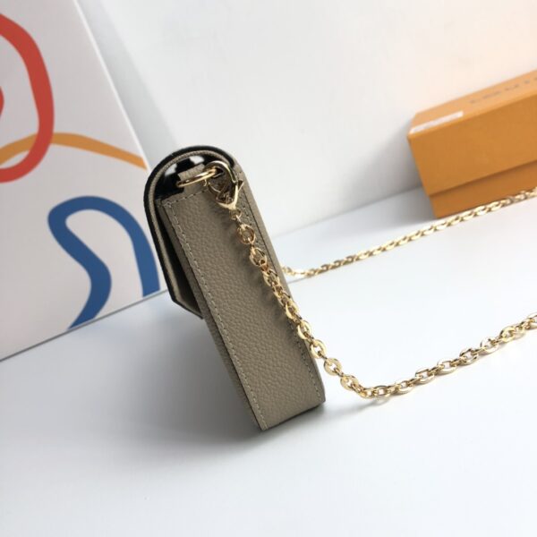 Louis Vuitton Félicie Pochette Chain Bag - Khaki - Image 5