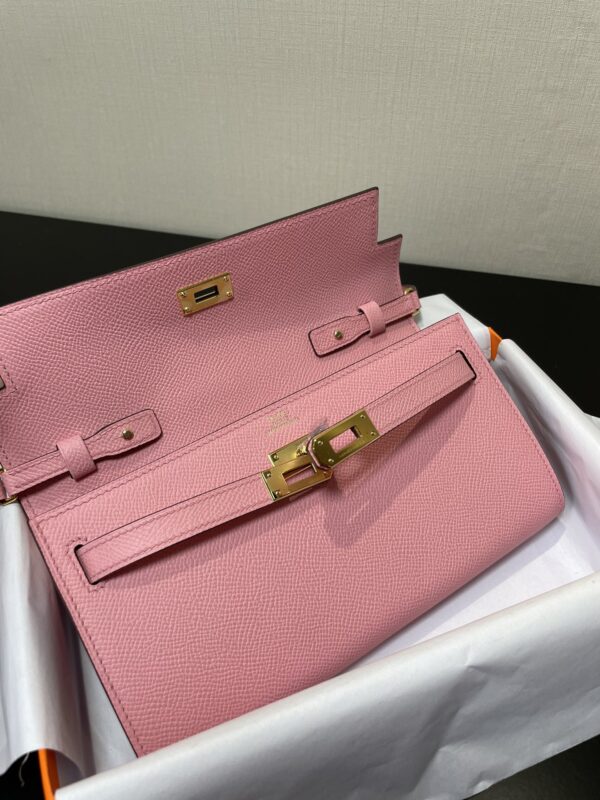Hermes Kelly Crossbody Bag - Milkshake Powder - Image 4