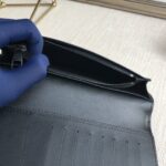 Louis Vuitton Taurillon Brazza Wallet - Black - Image 2