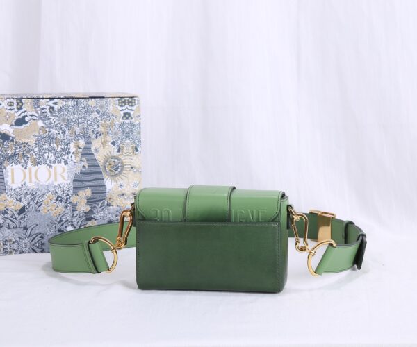 Di0r 30 Montaigne Small Gradient Color Box Bag -  Green - Image 5