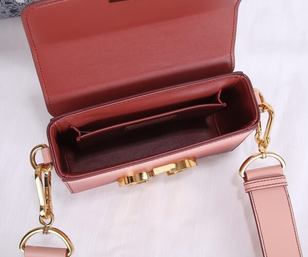 Di0r 30 Montaigne Small Gradient Color Box Bag - Red - Image 2