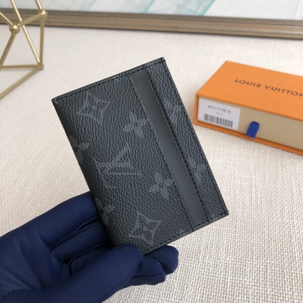 Louis Vuitton Monogram Eclipse Card Holder - Black - Image 4