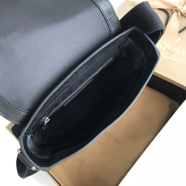 Burberry Smoked Plaid Cross-Body Bag - Black - Image 2