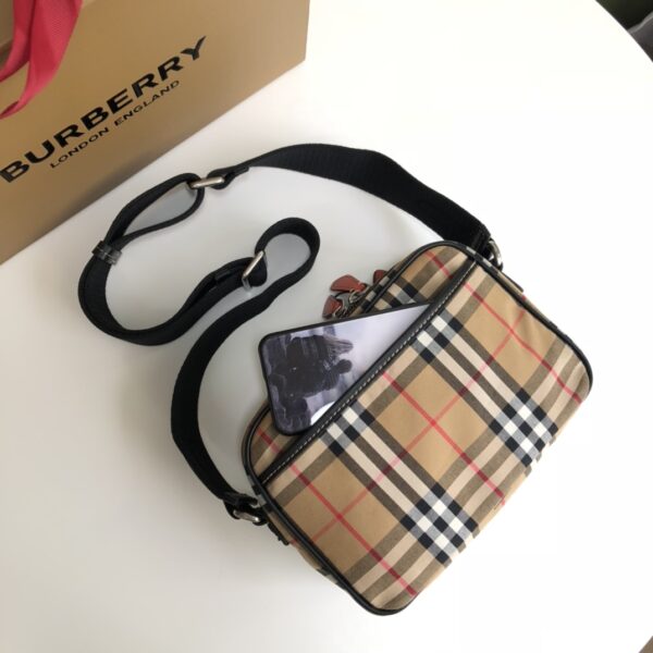 Burberry Bjiachunyuan Vintage Check Pattern Bag - Image 5