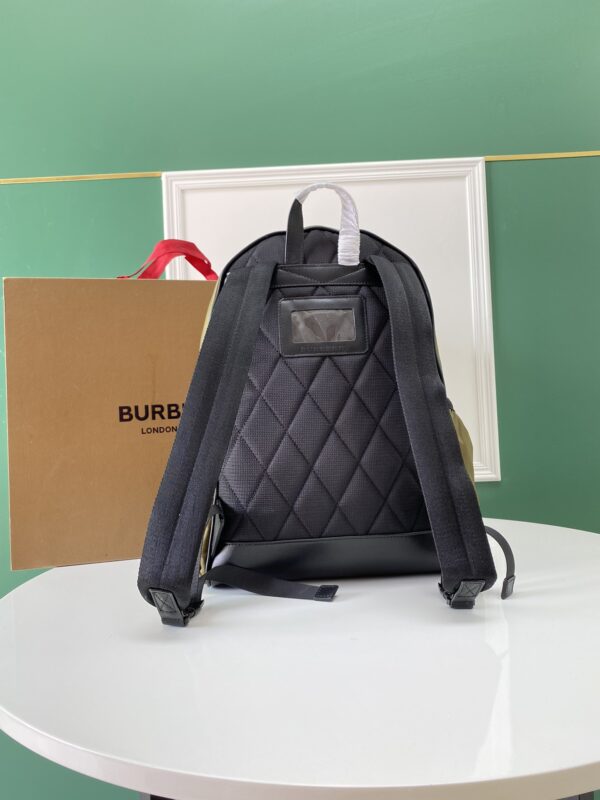 Burberry Nylon Embroidery Backpack - Caramel - Image 5