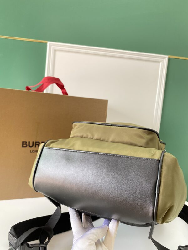 Burberry Nylon Embroidery Backpack - Caramel - Image 2