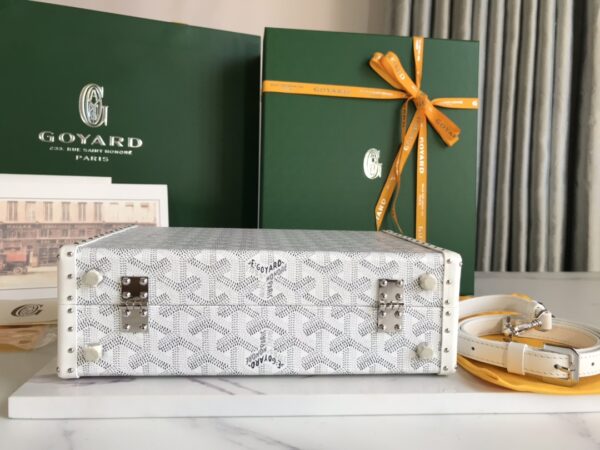 Goyard Grand Hôtel Suitcase Handbag - White - Image 4