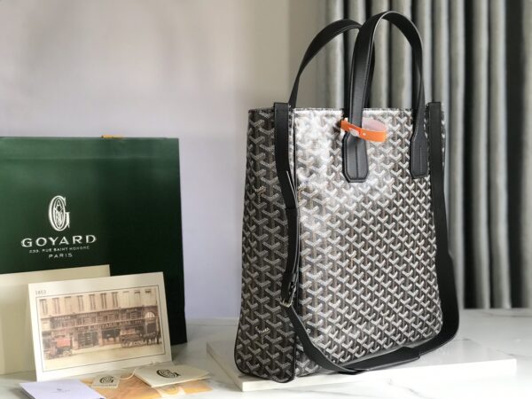 Goyard Voltaire Men's Tote Bag - Gray - Image 5