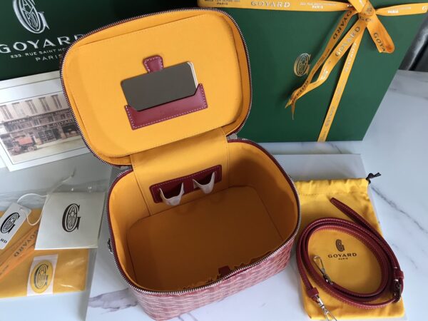 Goyard Muse Cosmetic Bag - Red - Image 2