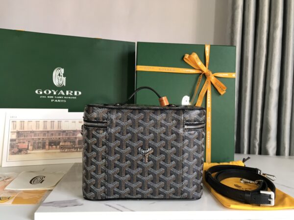 Goyard Muse Cosmetic Bag - Black - Image 4