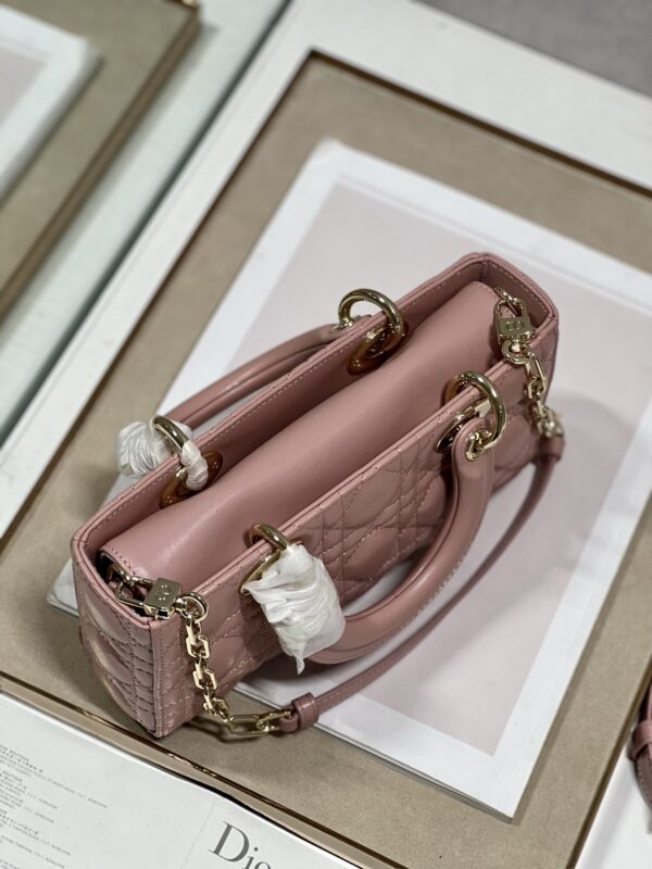 Dior Medium Horizontal Diana Bag - Pink - Image 5