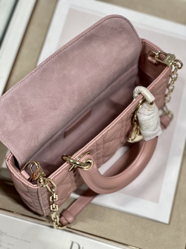 Dior Medium Horizontal Diana Bag - Pink - Image 4