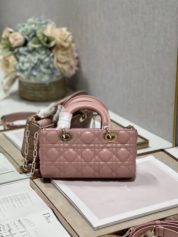 Dior Medium Horizontal Diana Bag - Pink - Image 2